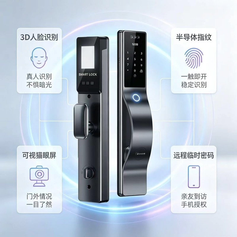 人脸款智能锁 · 刷脸秒开 · 守护家门 图 6